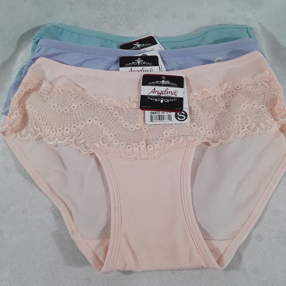 Angelina cotton underwear 6 pack